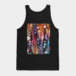 Colorful Digital Abstract with Lighted Bubbles (Jean B. Fitzgerald) Tank Top